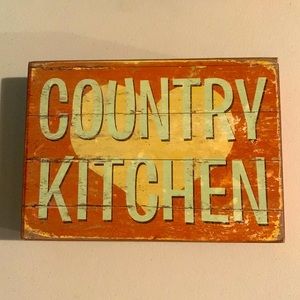 Country Kitchen sign
